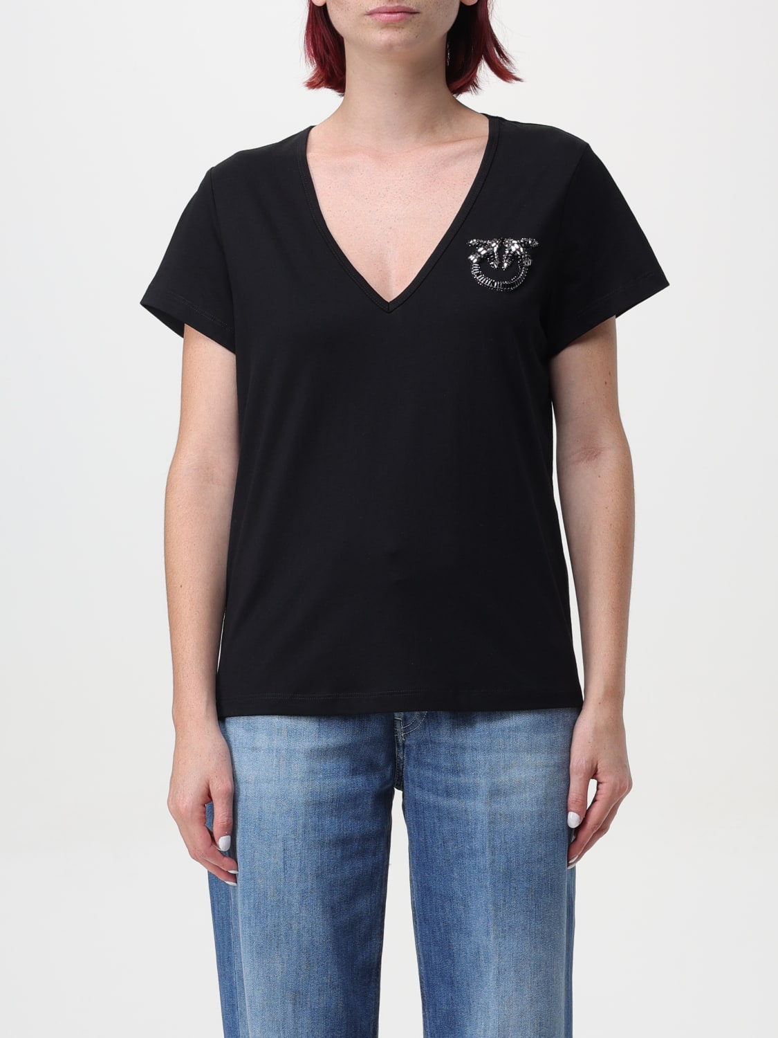 PINKO T-SHIRT: T-shirt woman Pinko, Black - Img 1