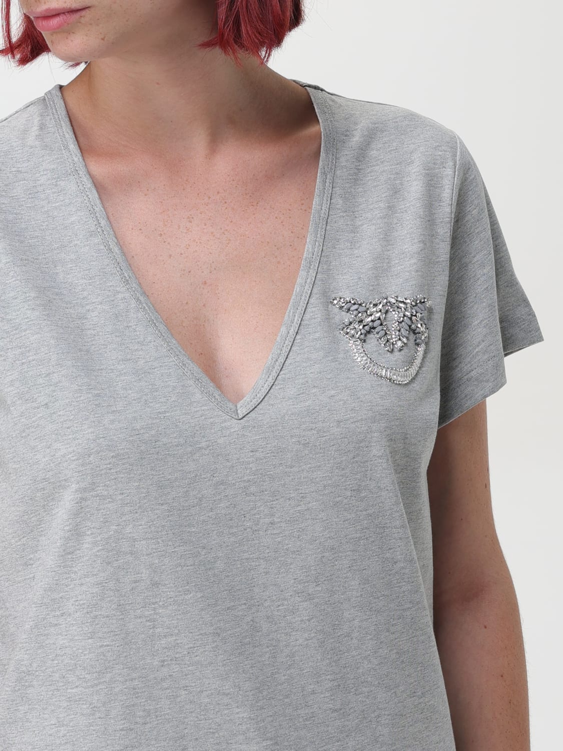 PINKO T-SHIRT: T-shirt woman Pinko, Grey - Img 3