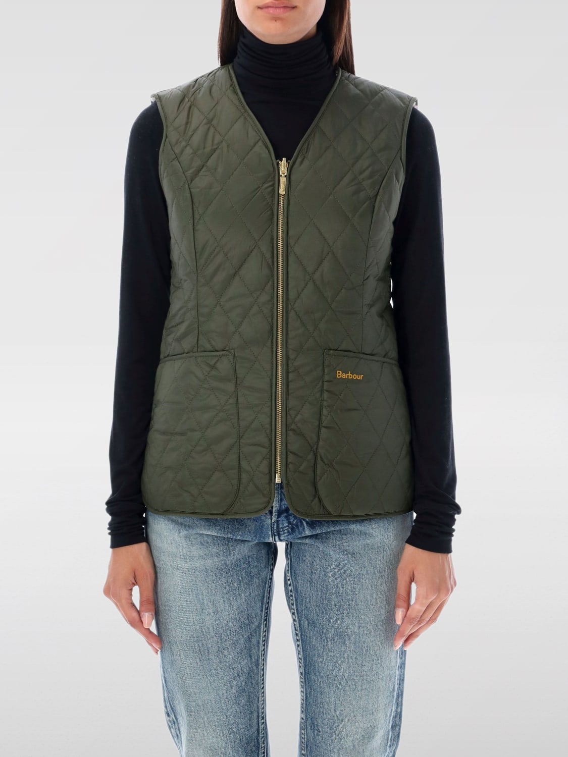 Giglio GIlet Barbour in nylon trapuntato