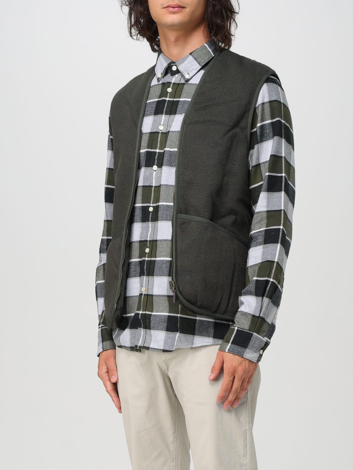 BARBOUR SUIT VEST: Jacket men Barbour, Green - Img 3