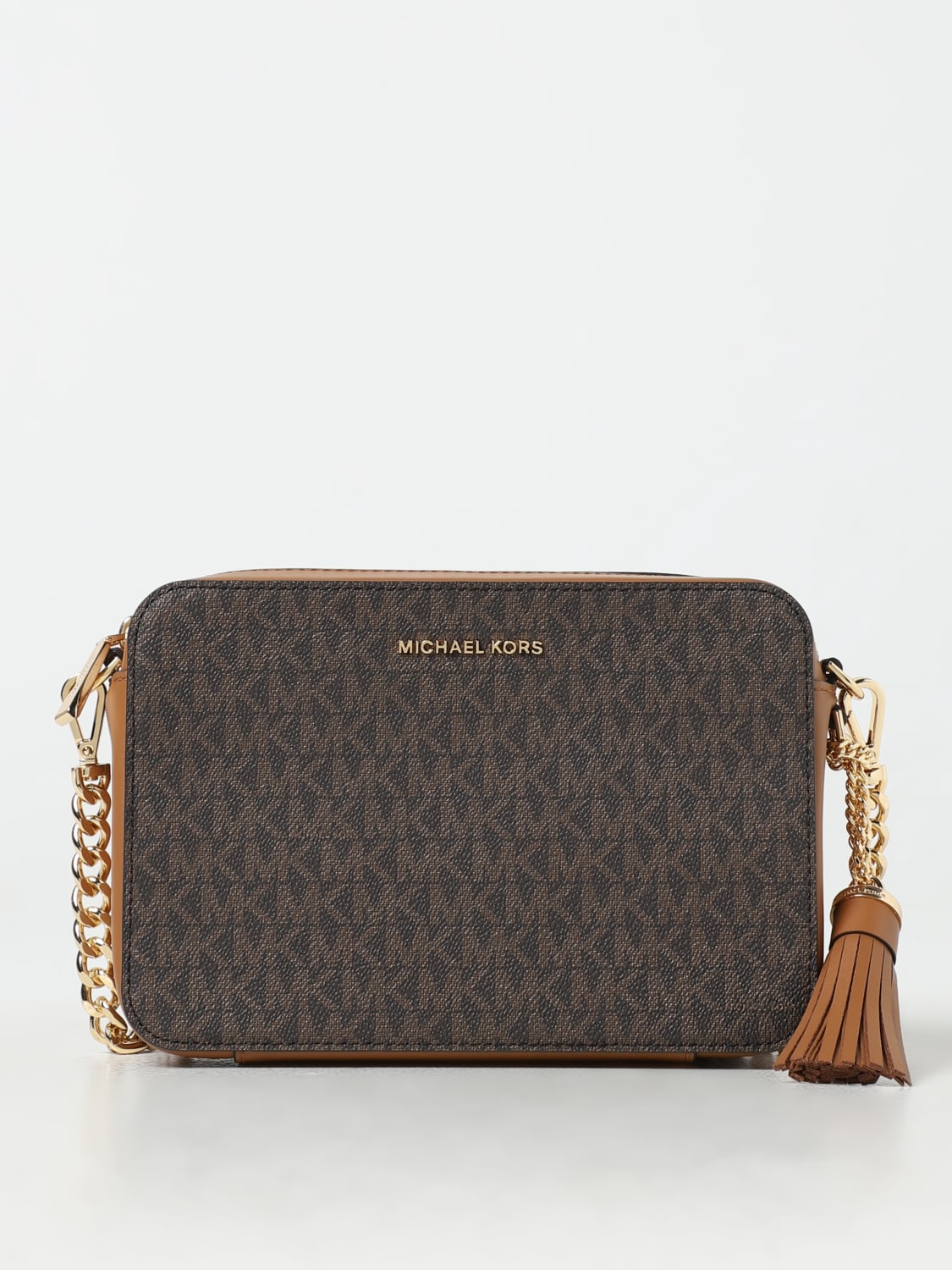 Giglio Borsa a tracolla Jet Set media con logo Michael Kors
