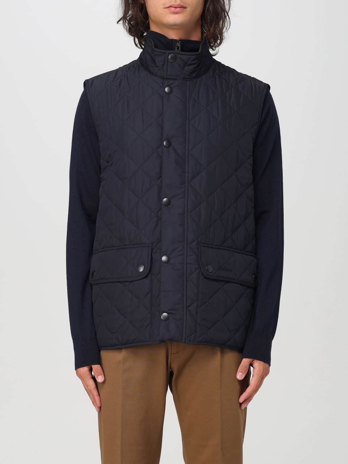 BARBOUR SUIT VEST: Jacket men Barbour, Navy - Img 1