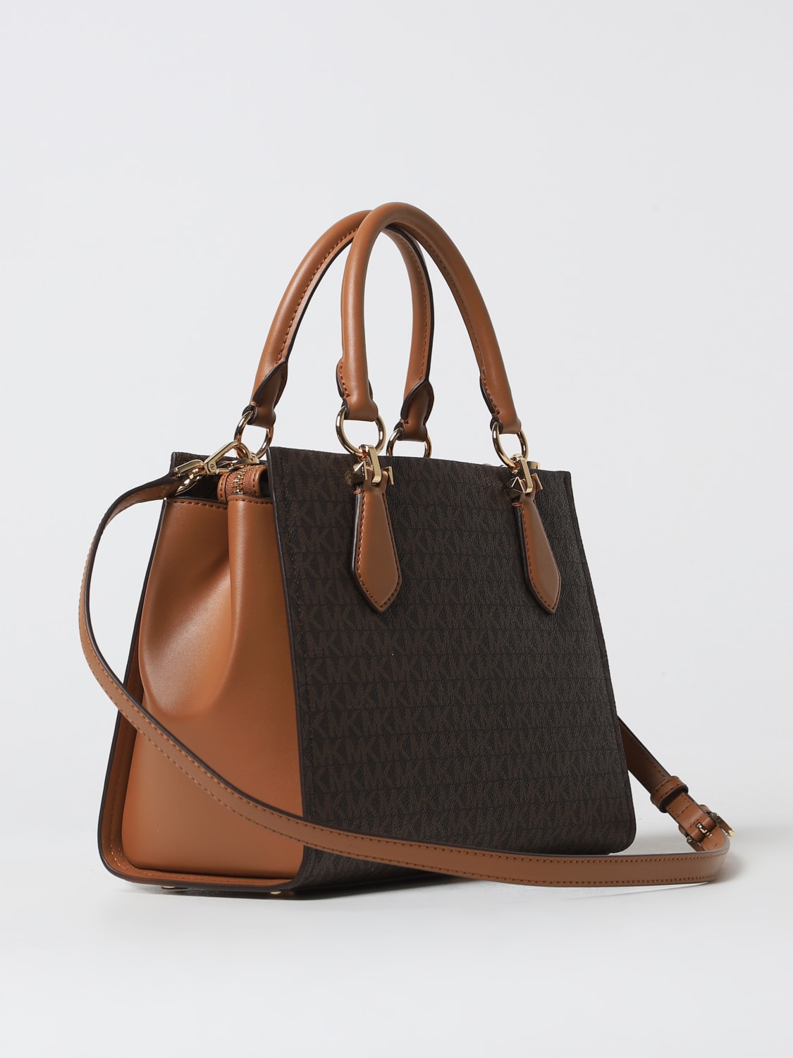 MICHAEL MICHAEL KORS Sac porte main femme Michael Kors Marron Sac Porte Main Michael Michael Kors 30S2G6AS2B en ligne sur GIGLIO.COM