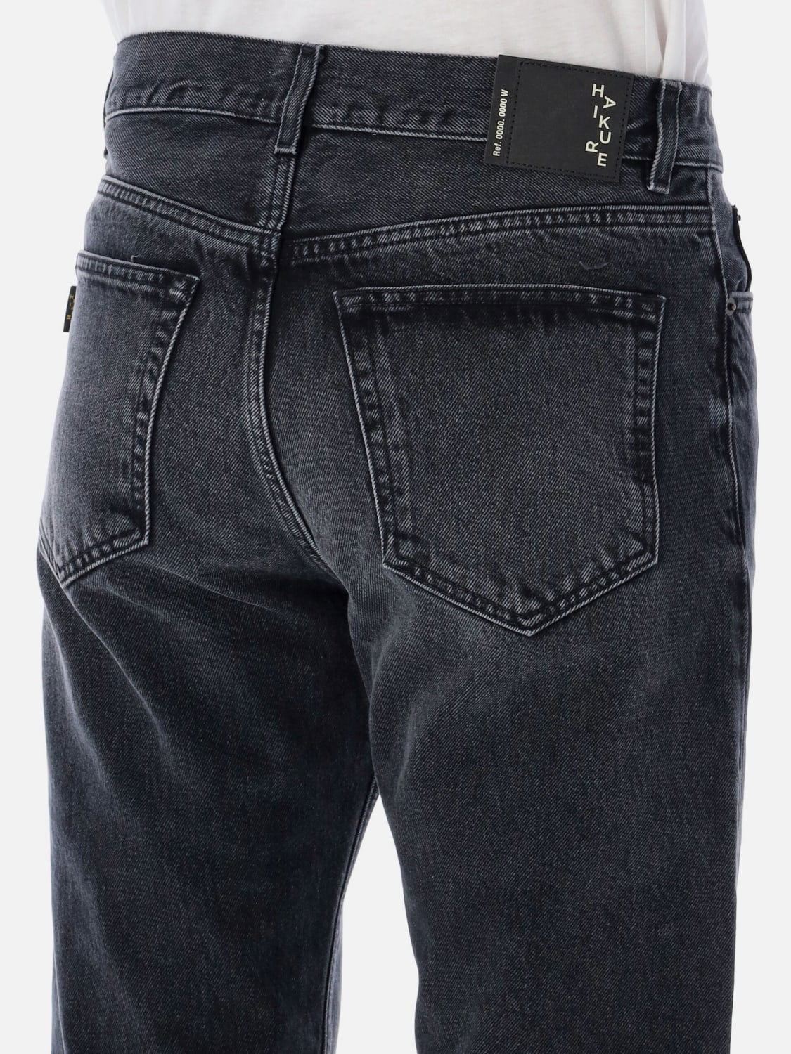 HAIKURE JEANS: Jeans Haikure in denim di cotone , Nero - Img 3