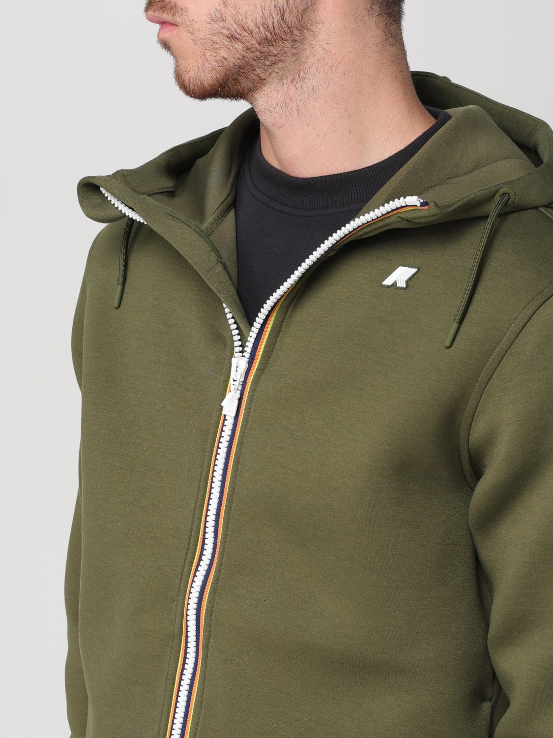 K-WAY SWEATSHIRT: Pullover herren K-way, Moosgrün - Img 4