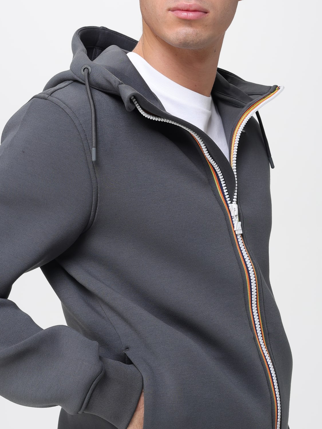 K-WAY SWEATSHIRT: Pullover herren K-way, Grau 1 - Img 4