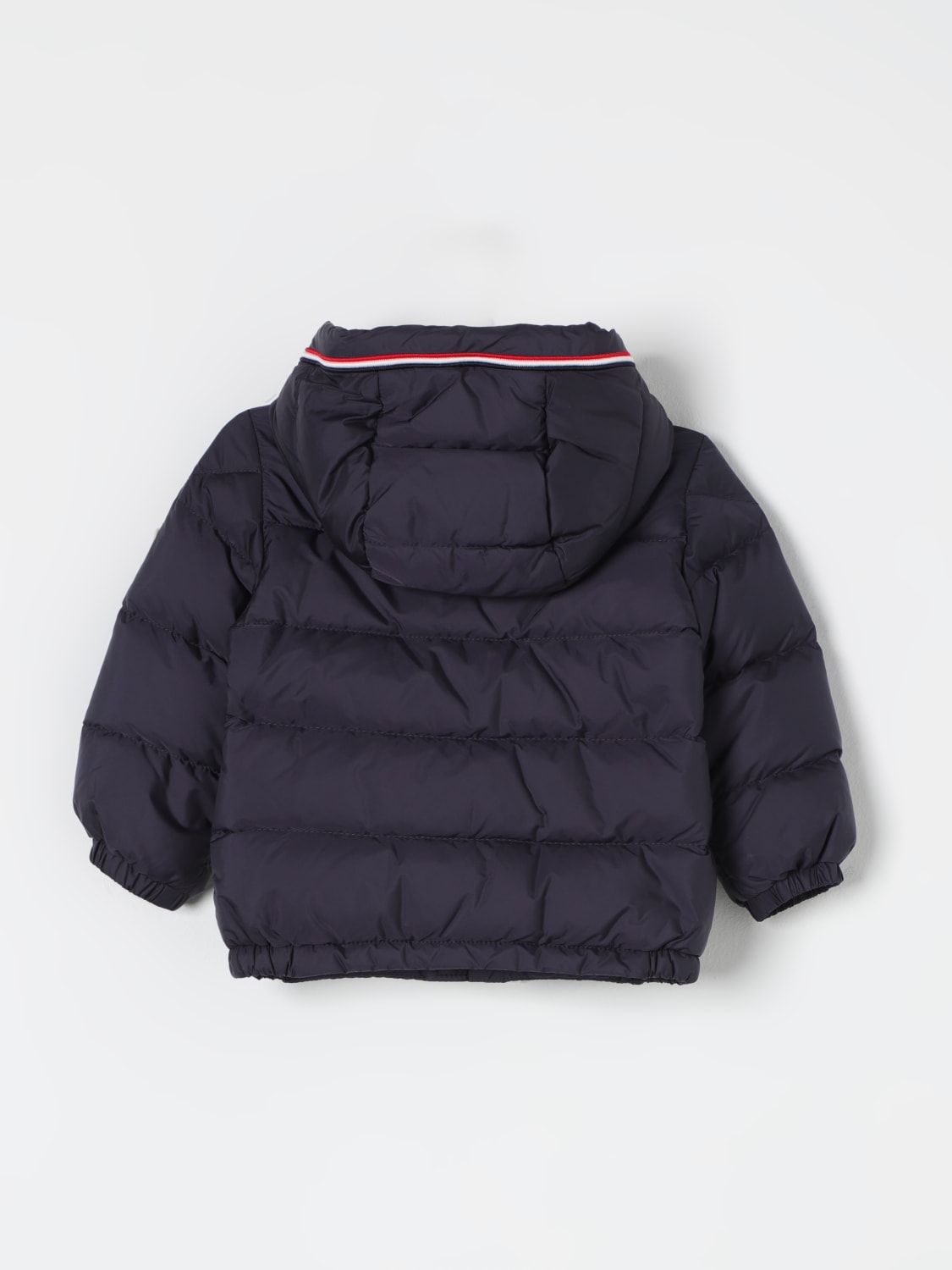 MONCLER GIACCA: Piumino con cappuccio Moncler, Blue - Img 2