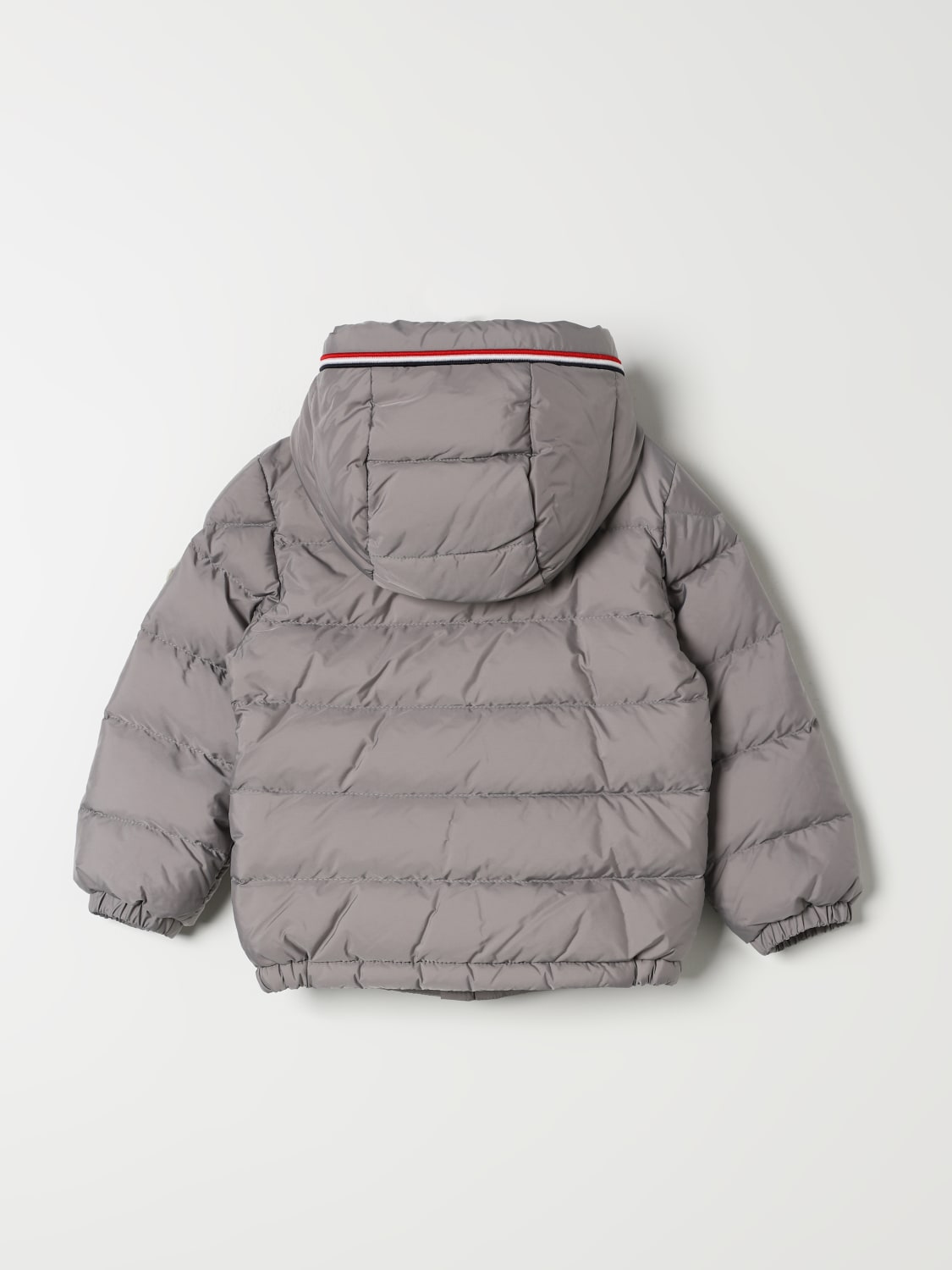 MONCLER GIACCA: Piumino con cappuccio Moncler, Grigio - Img 2