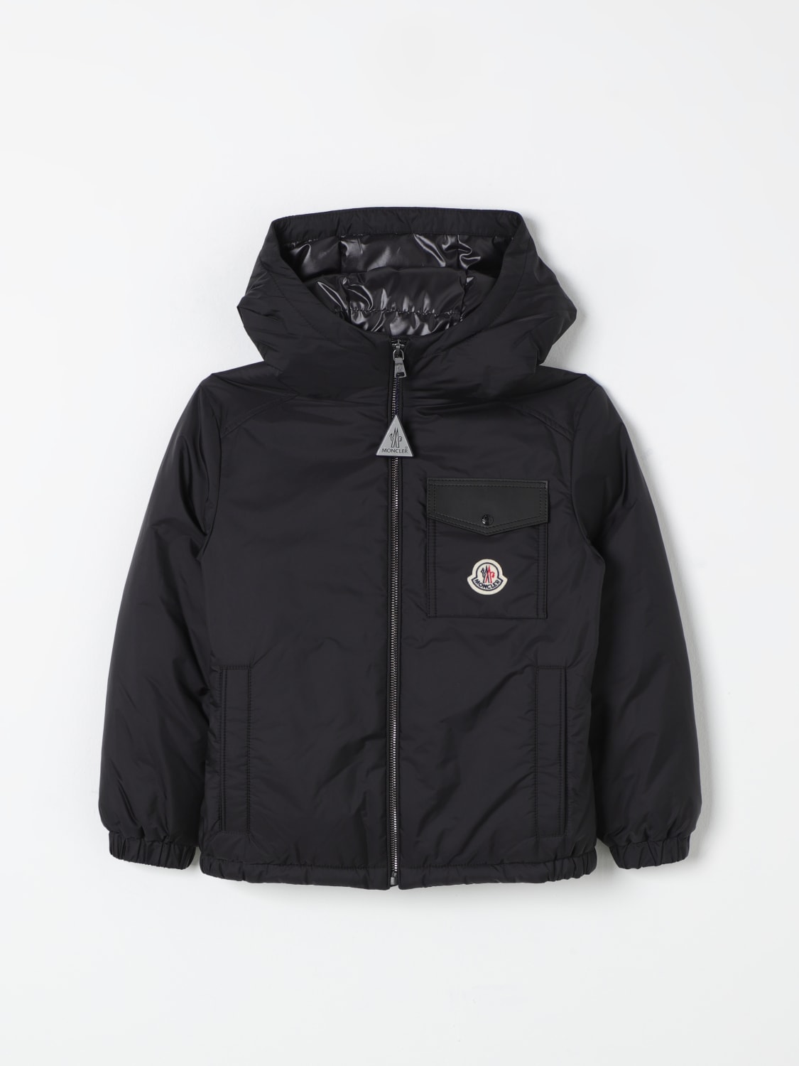 MONCLER JACKET: Moncler Gershom jacket with hood, Black - Img 1