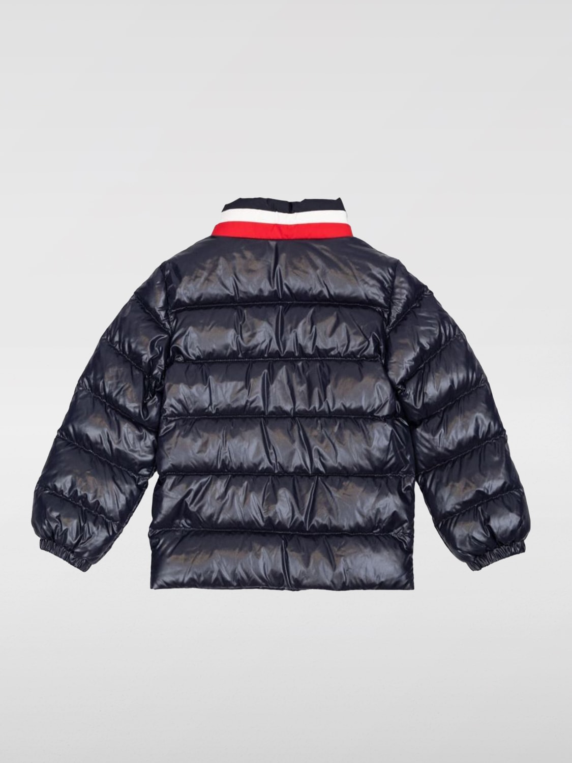 MONCLER GIACCA: Piumino imbottito e trapuntato Moncler, Blue - Img 2