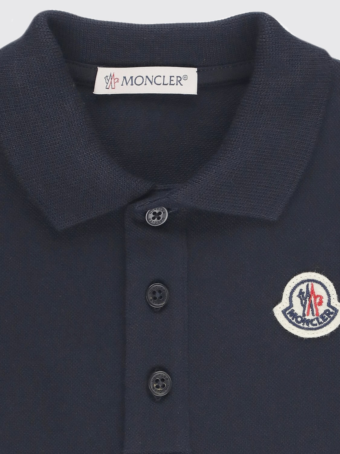 MONCLER 운동복: 운동복 남아 Moncler, 블루 - Img 3