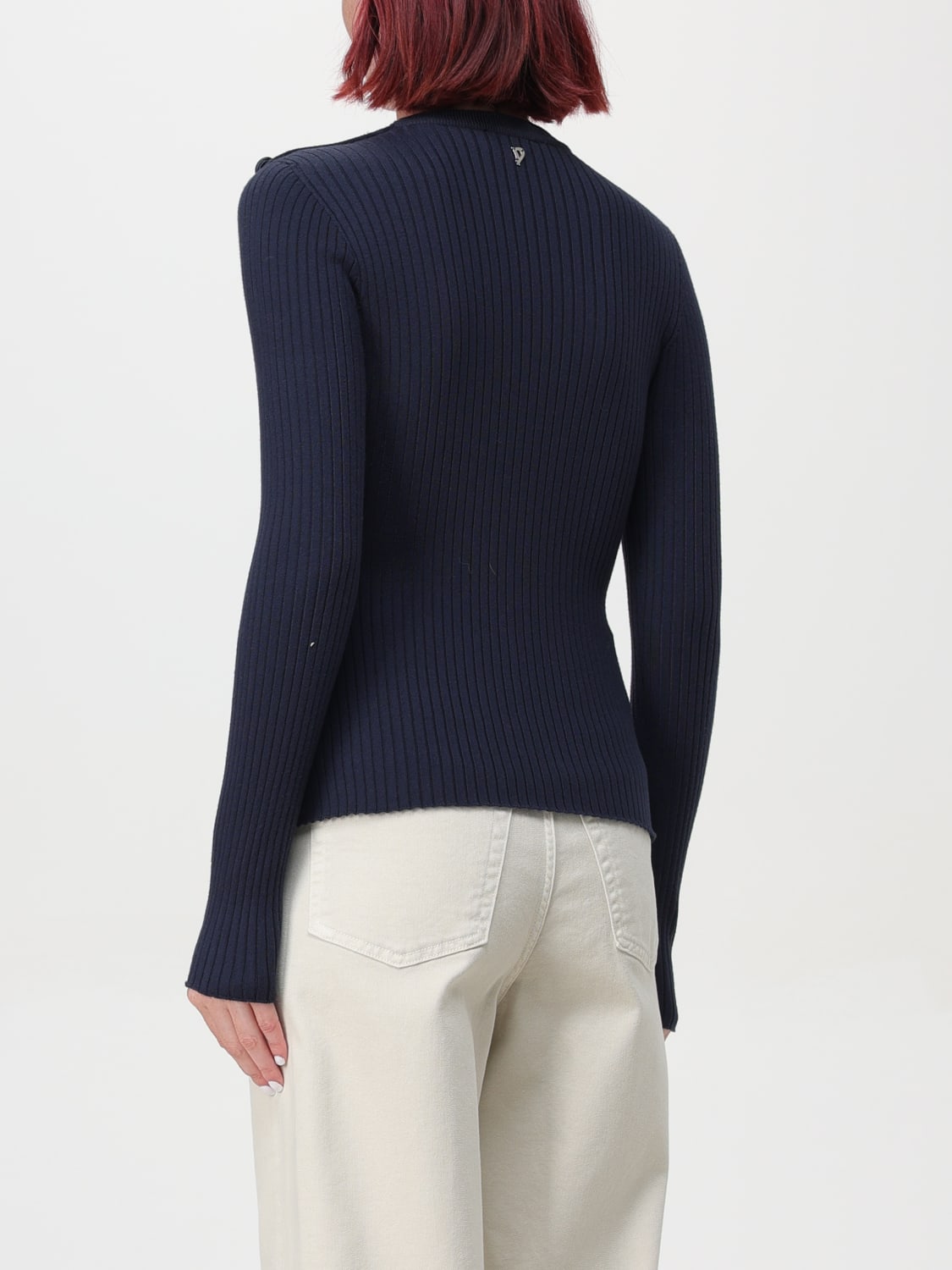 DONDUP MAGLIA: Maglia Dondup in misto cotone a coste , Blue - Img 2