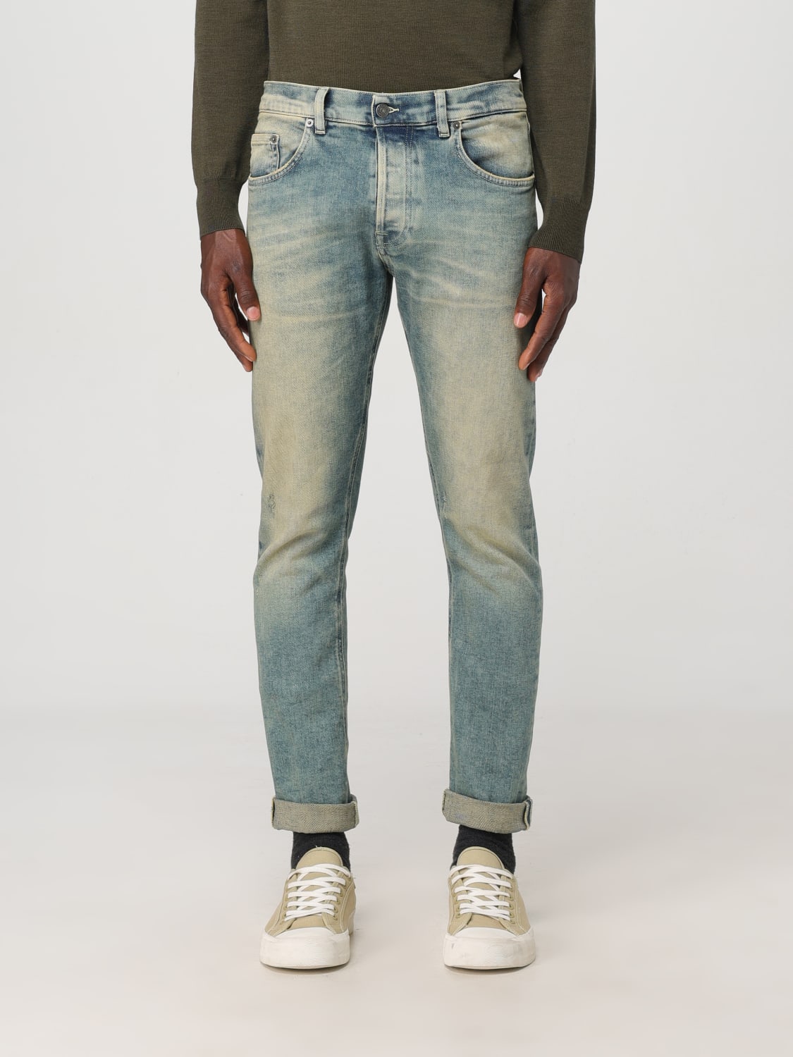 DONDUP JEANS: Jeans Dondup in denim , Denim - Img 1