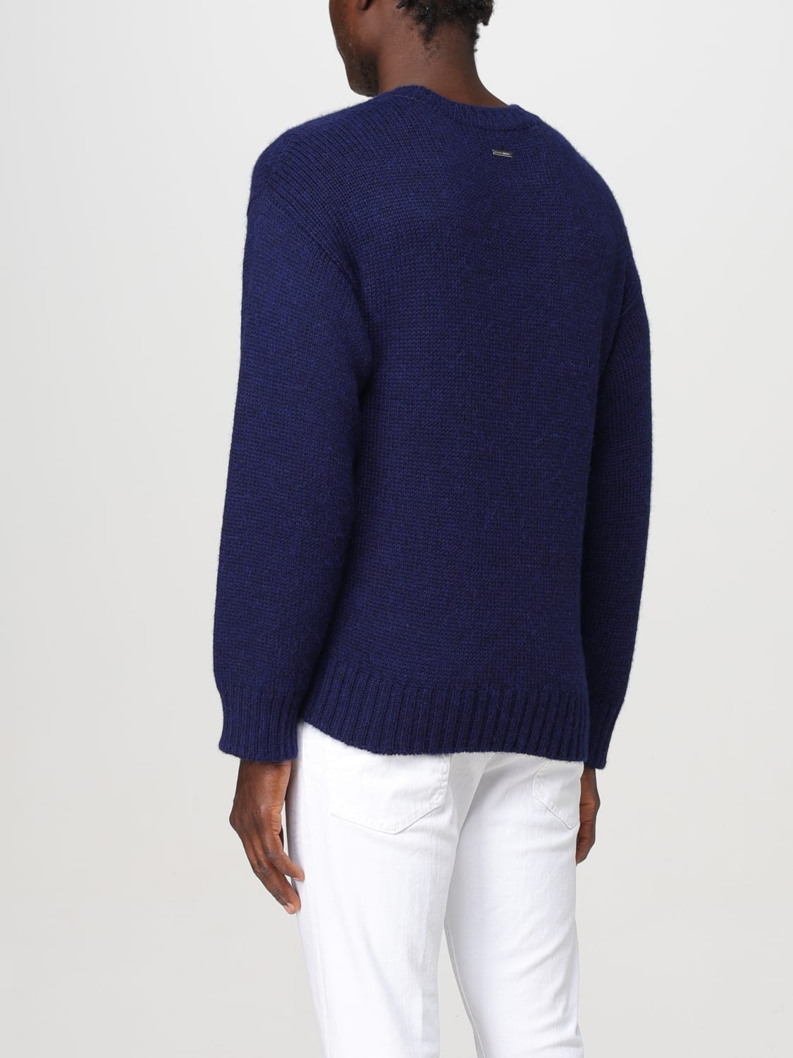 DSQUARED2 SWEATER: Sweater men Dsquared2, Blue - Img 3