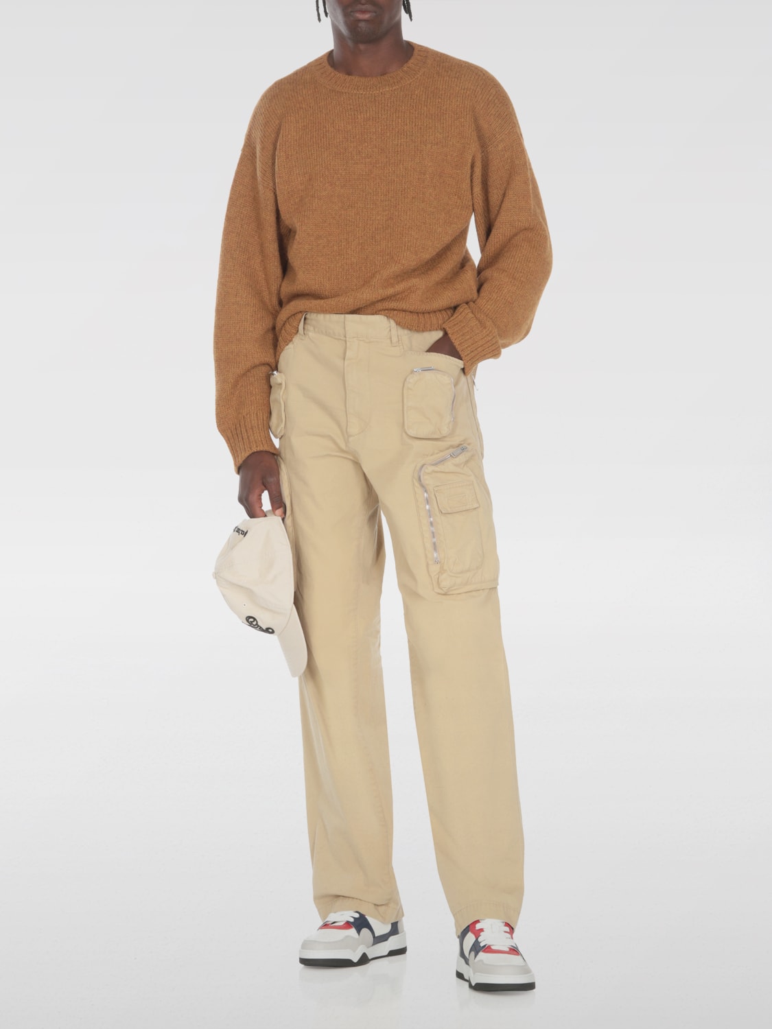 DSQUARED2 SWEATER: Sweater men Dsquared2, Brown - Img 2