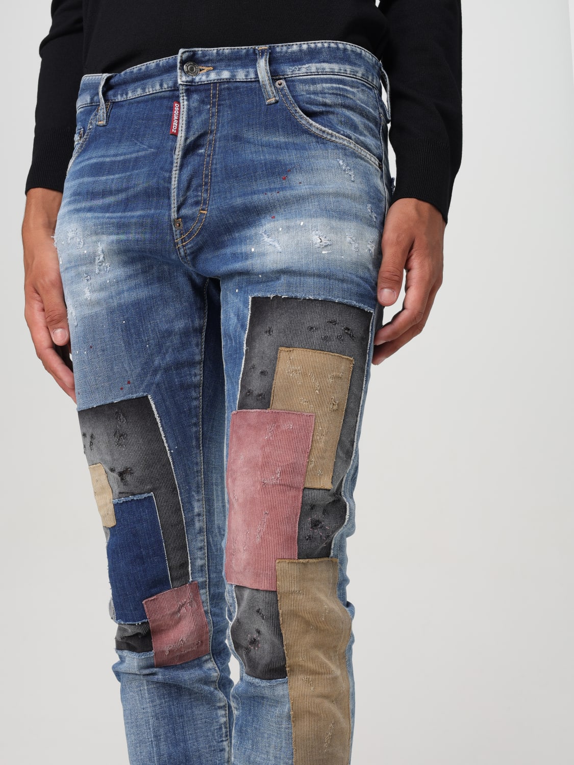 DSQUARED2 JEANS: Pants men Dsquared2, Blue - Img 3