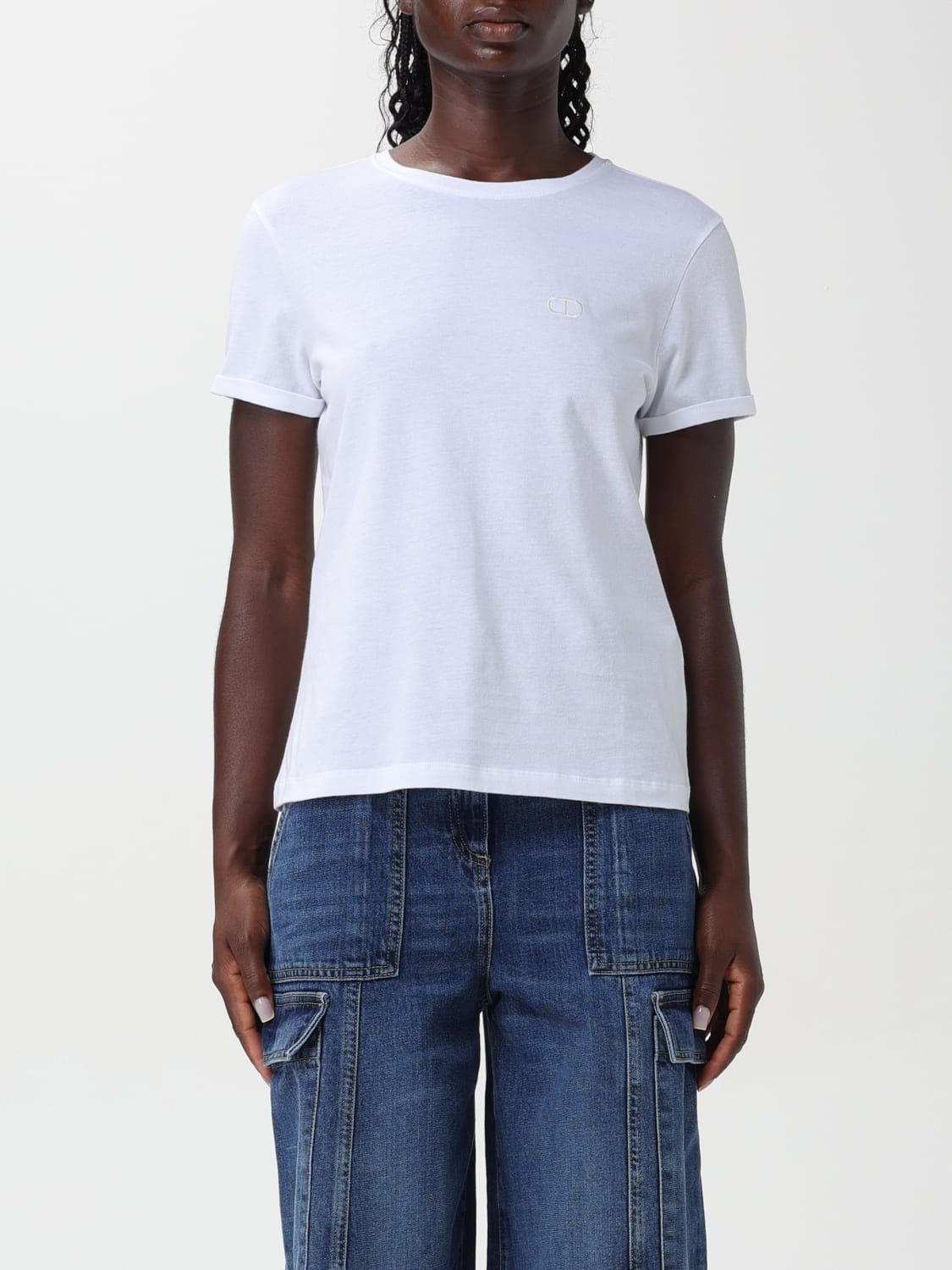 Giglio T-shirt in cotone Twinset