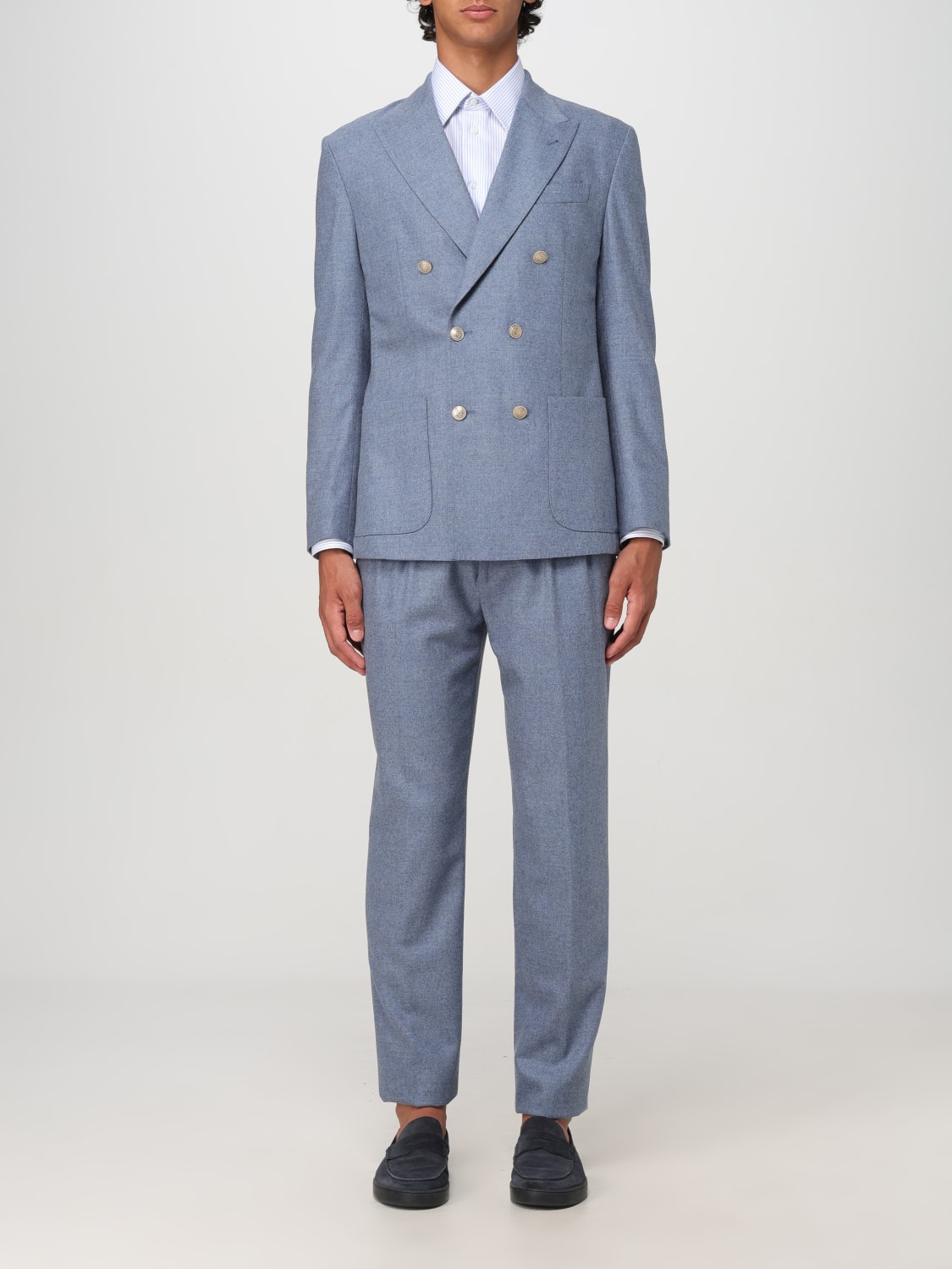 ELEVENTY SUIT: Suit men Eleventy, Denim - Img 1