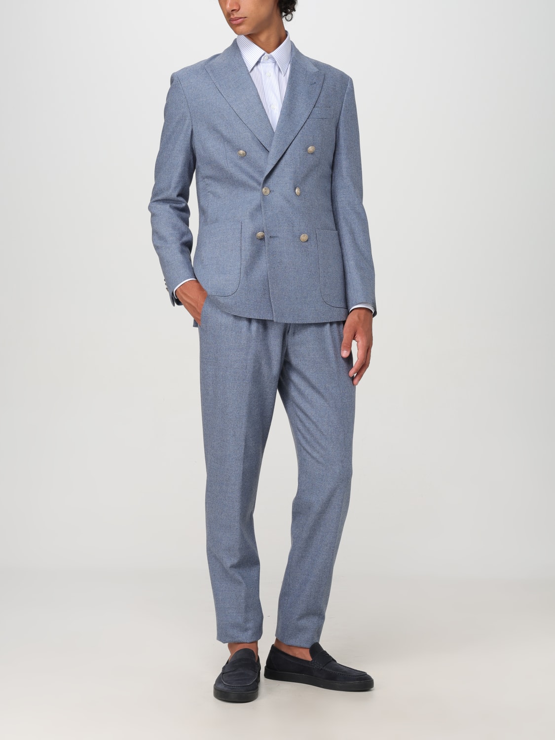 ELEVENTY SUIT: Suit men Eleventy, Denim - Img 2