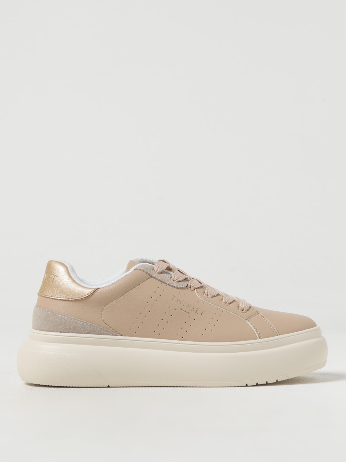 TWINSET SNEAKERS: Sneakers woman Twinset, Beige - Img 1