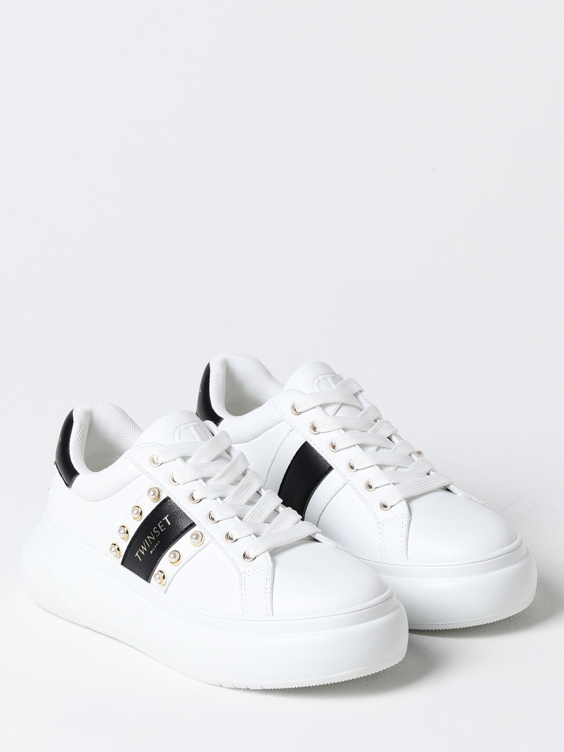 TWINSET SNEAKERS: Sneakers woman Twinset, White 1 - Img 2