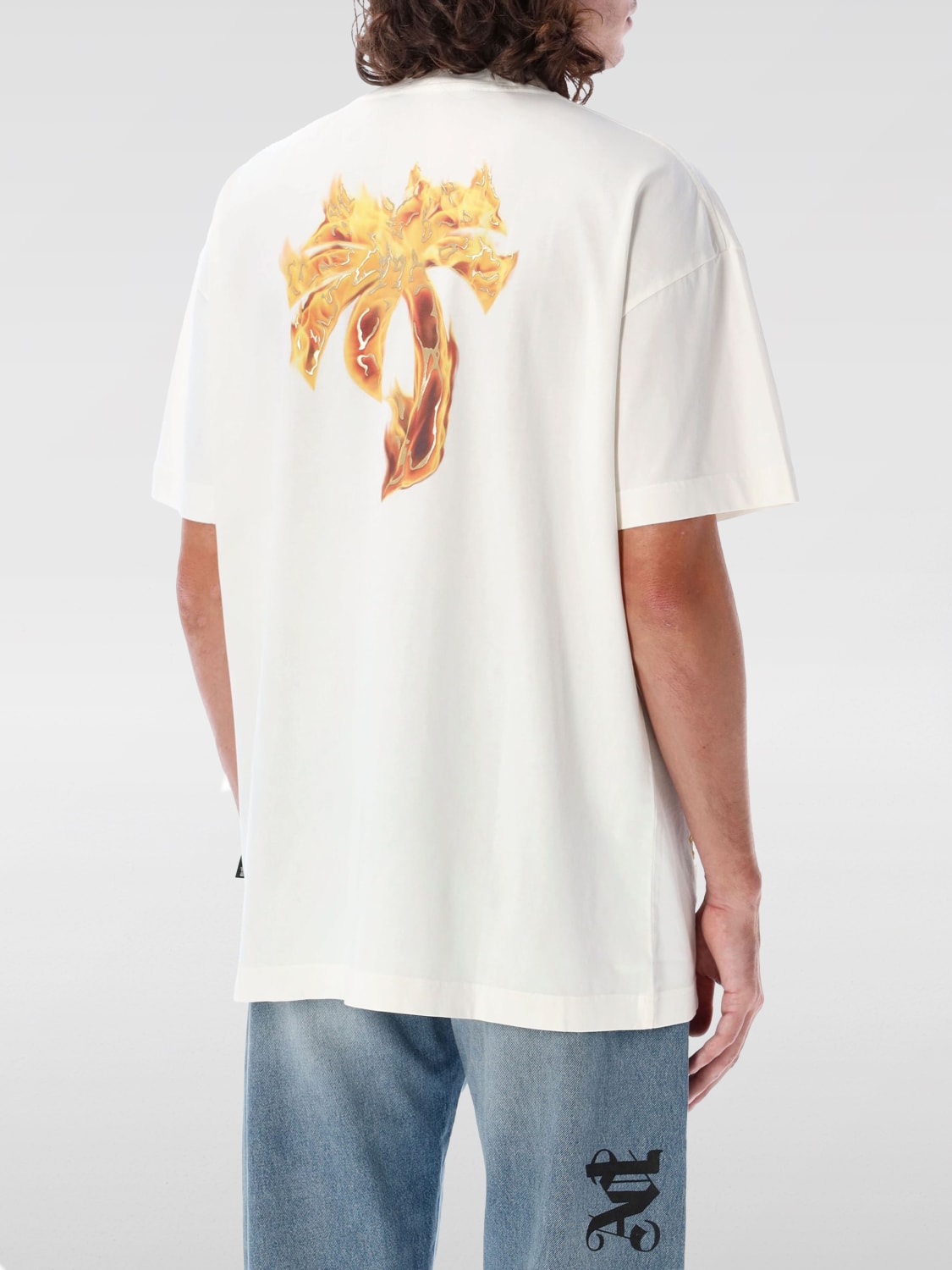 PALM ANGELS T-SHIRT: T-shirt men Palm Angels, White - Img 2