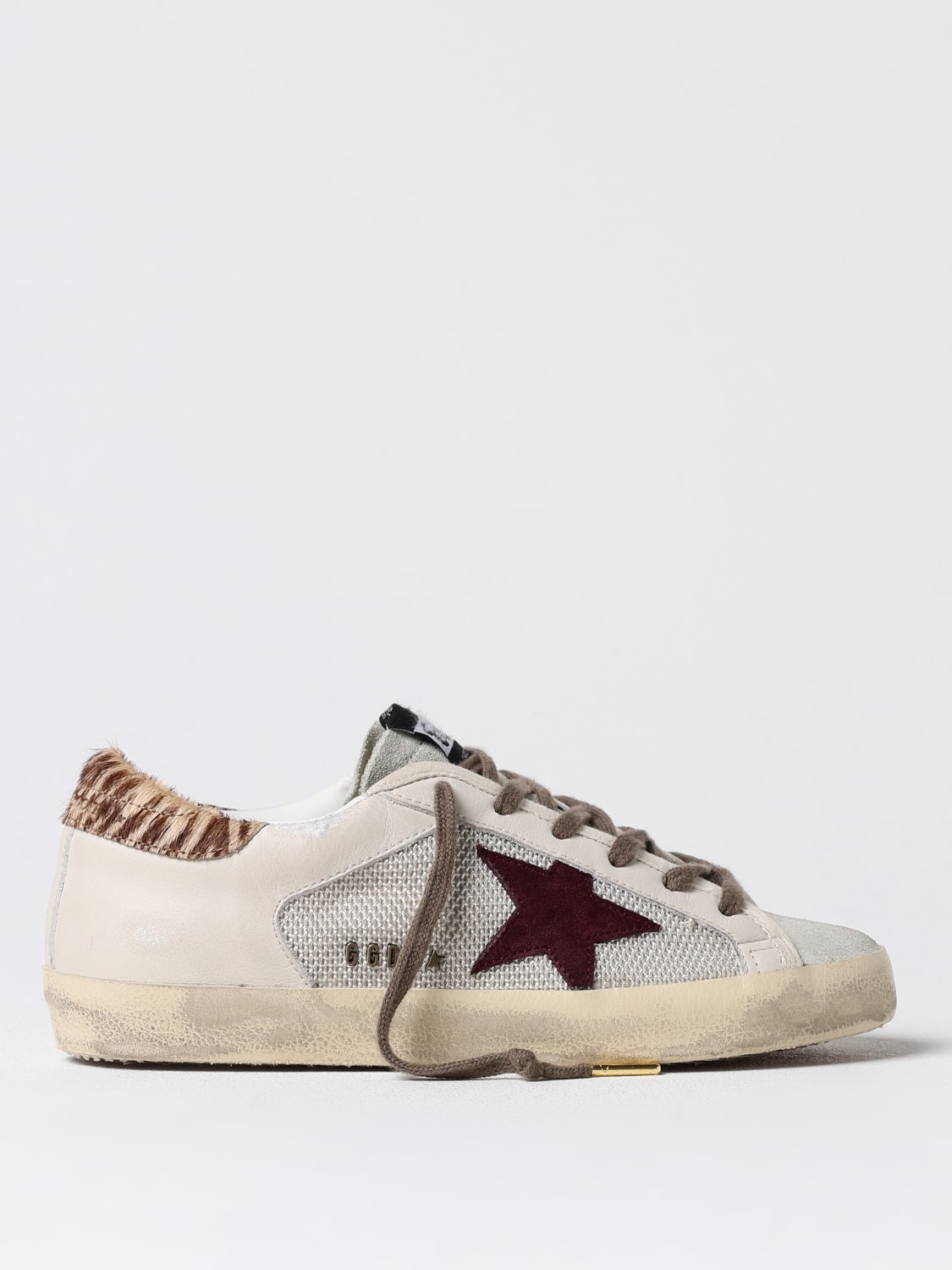 Giglio Sneakers Super-Star Golden Goose in pelle e mesh used