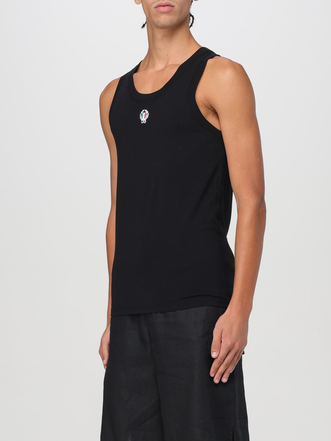 DOLCE & GABBANA TANK TOP: Tank top men Dolce & Gabbana, Black - Img 4