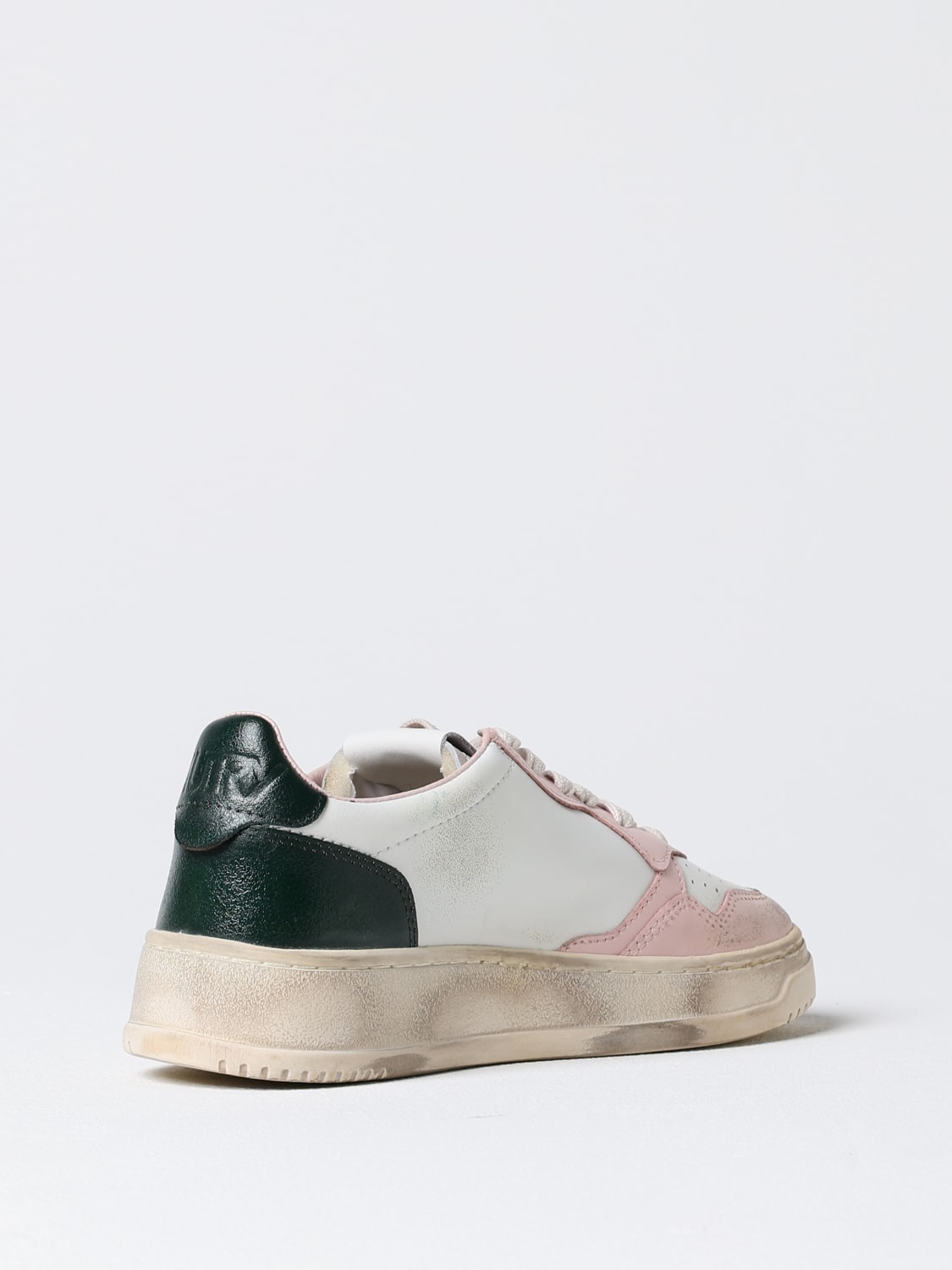 AUTRY SNEAKERS: Sneakers Super Vintage Autry in pelle used , Bianco - Img 3