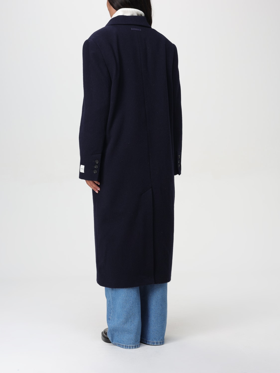 CALVIN KLEIN COAT: Coat woman Calvin Klein, Blue - Img 2