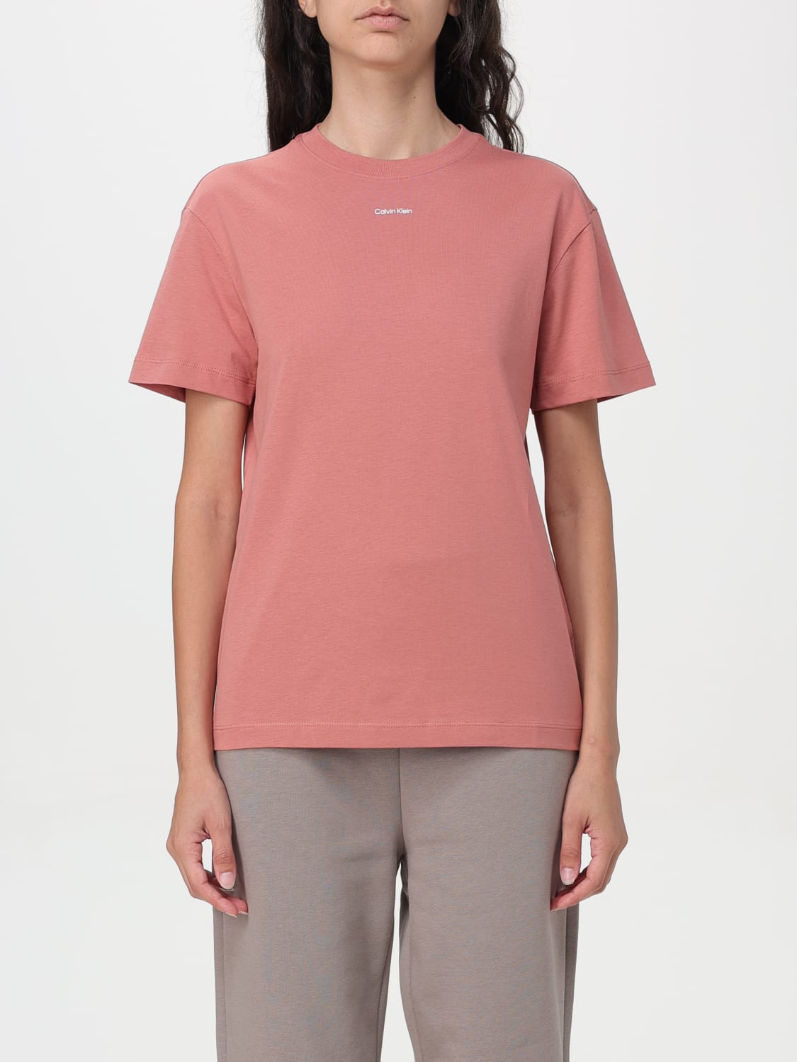 Giglio T-shirt basic con mini logo Calvin Klein