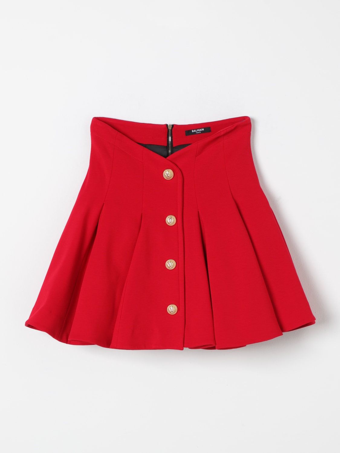 BALMAIN JUPE: Jupe enfant Balmain, Rouge - Img 1