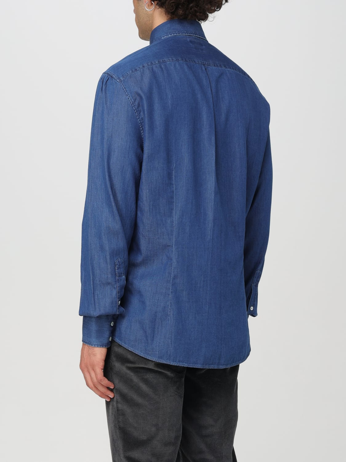 BRUNELLO CUCINELLI SHIRT: Shirt men Brunello Cucinelli, Blue - Img 3