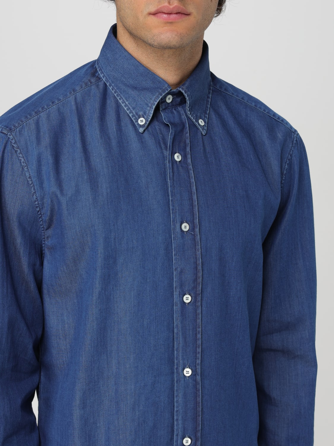 BRUNELLO CUCINELLI SHIRT: Shirt men Brunello Cucinelli, Blue - Img 5