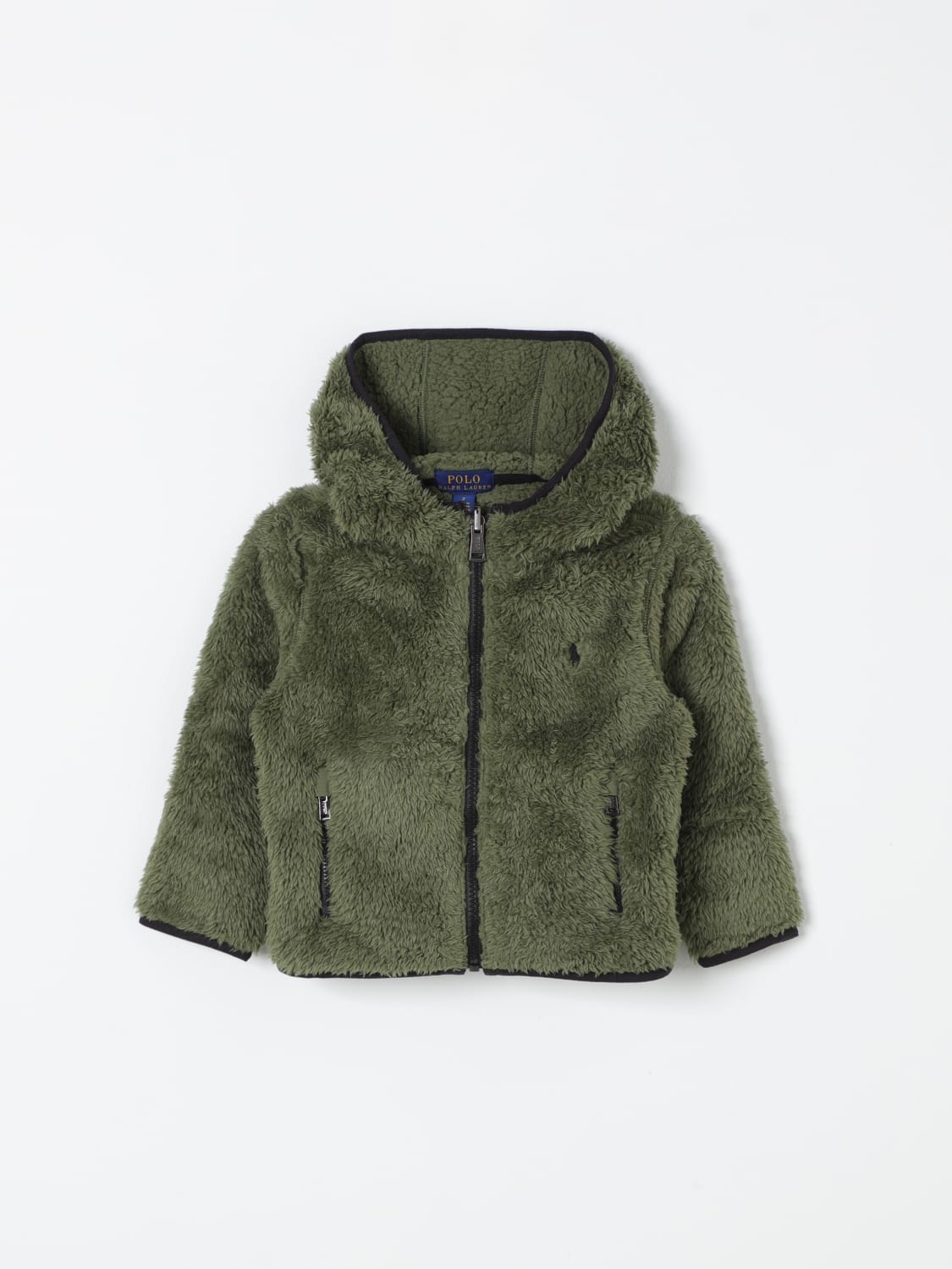 POLO RALPH LAUREN COAT: Coat kids Polo Ralph Lauren, Green - Img 1