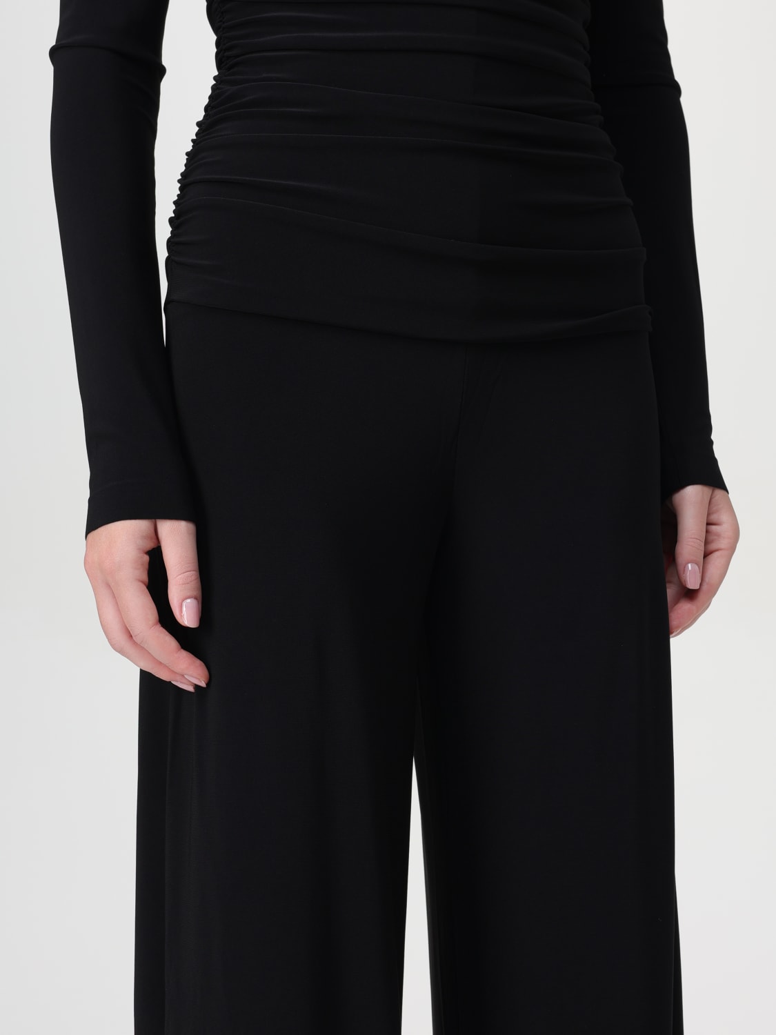 NORMA KAMALI MONO: Mono pieza mujer Norma Kamali, Negro - Img 3