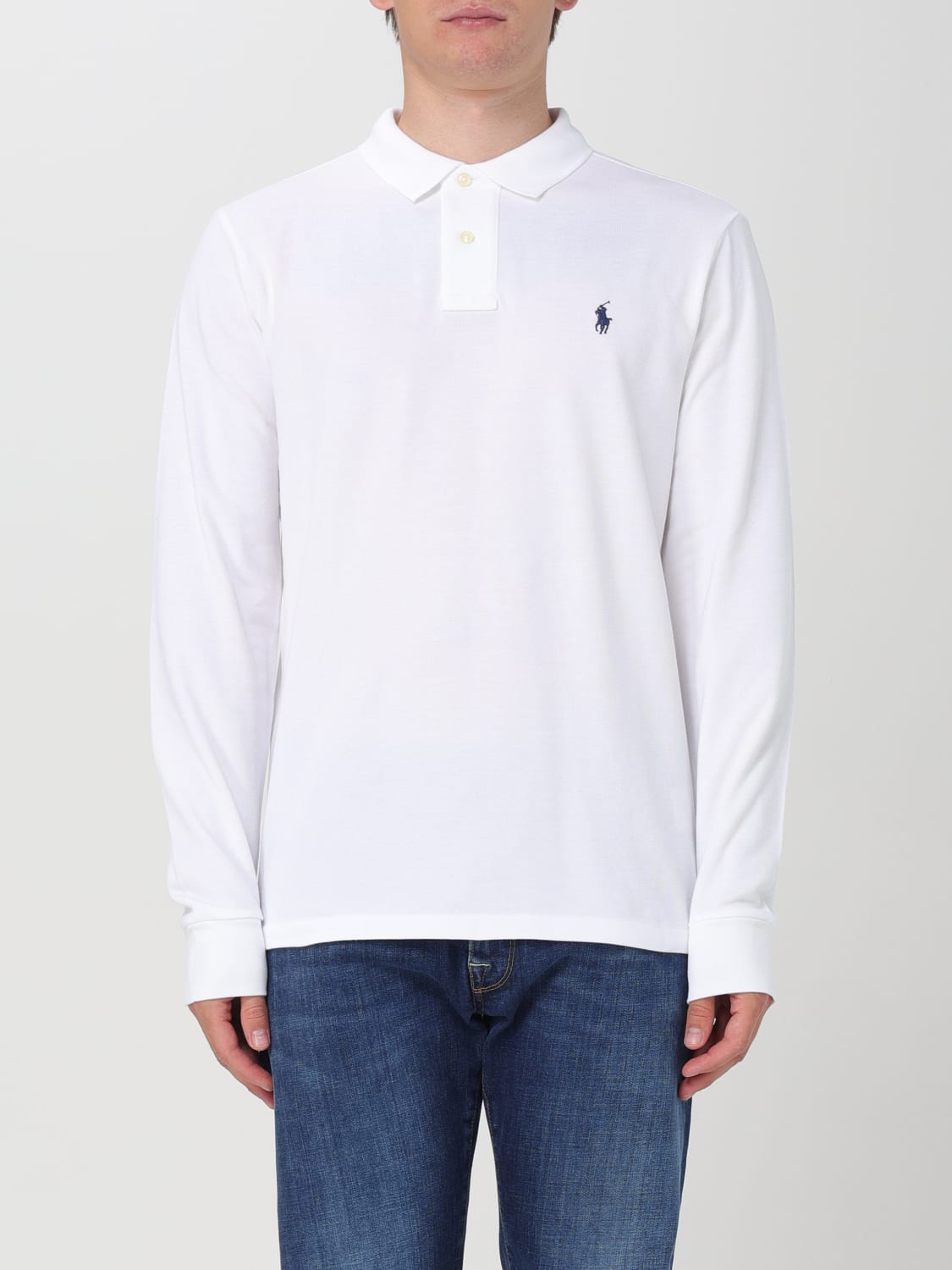 POLO RALPH LAUREN POLO SHIRT: Polo shirt men Polo Ralph Lauren, White - Img 1