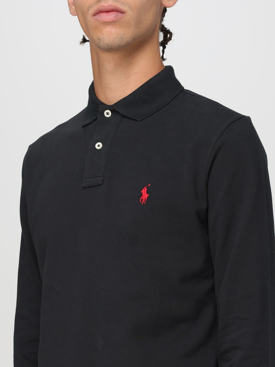 POLO RALPH LAUREN POLO SHIRT: Polo shirt men Polo Ralph Lauren, Black - Img 3