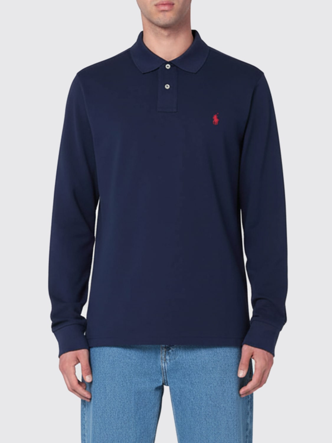 POLO RALPH LAUREN POLO SHIRT: Polo shirt men Polo Ralph Lauren, Blue - Img 1