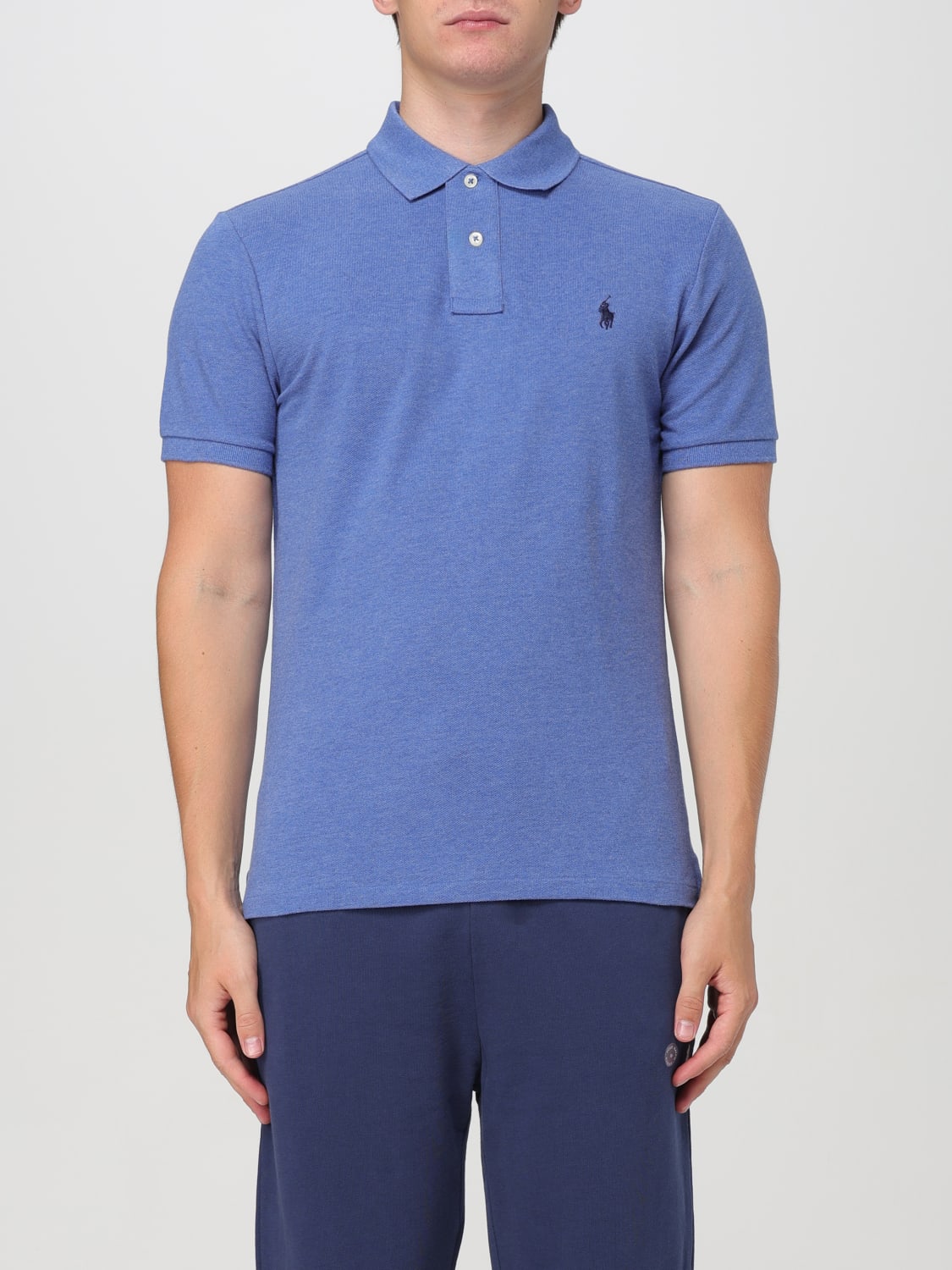 POLO RALPH LAUREN POLO SHIRT: Polo shirt men Polo Ralph Lauren, Blue - Img 1