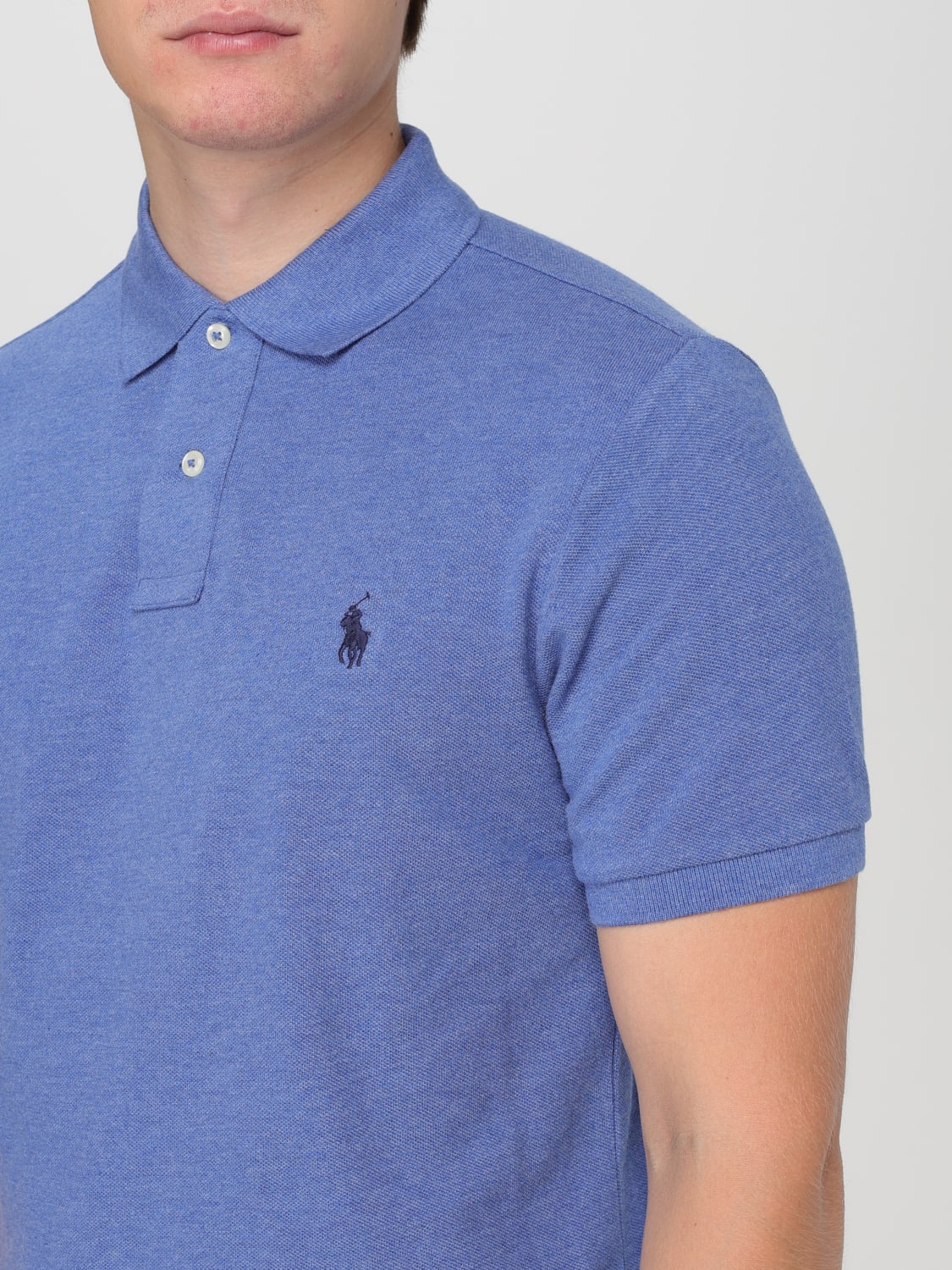 POLO RALPH LAUREN POLO SHIRT: Polo shirt men Polo Ralph Lauren, Blue - Img 3