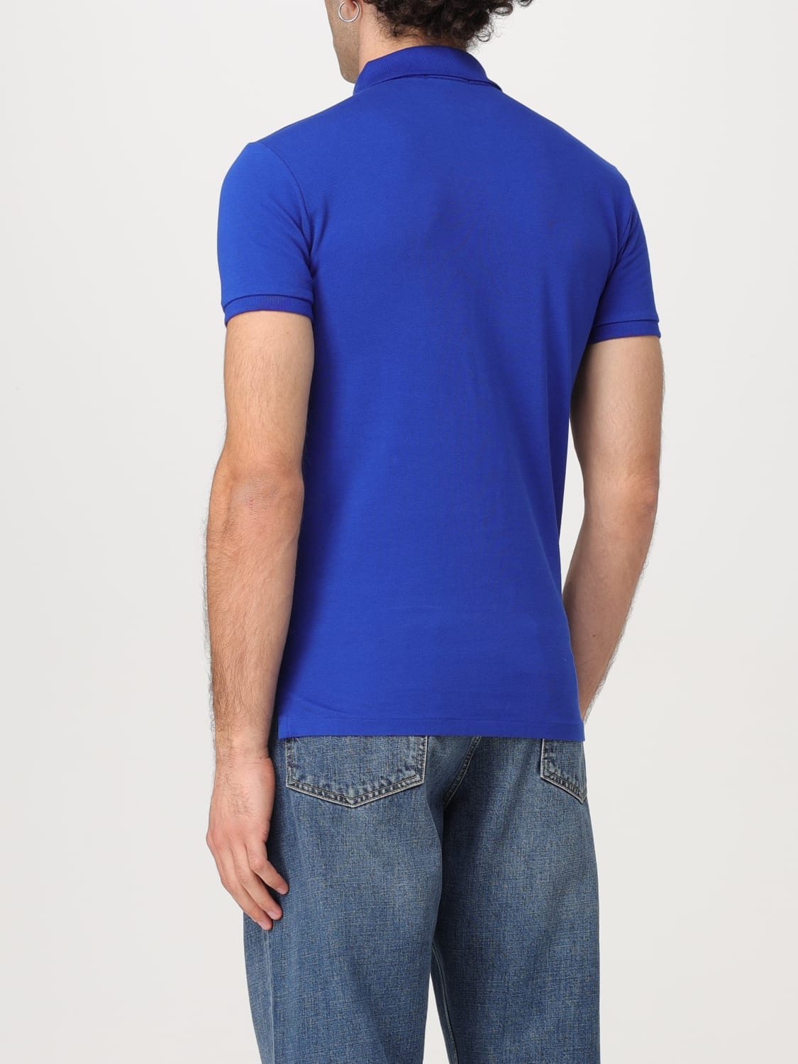 POLO RALPH LAUREN POLO SHIRT: Polo shirt men Polo Ralph Lauren, Blue 1 - Img 2