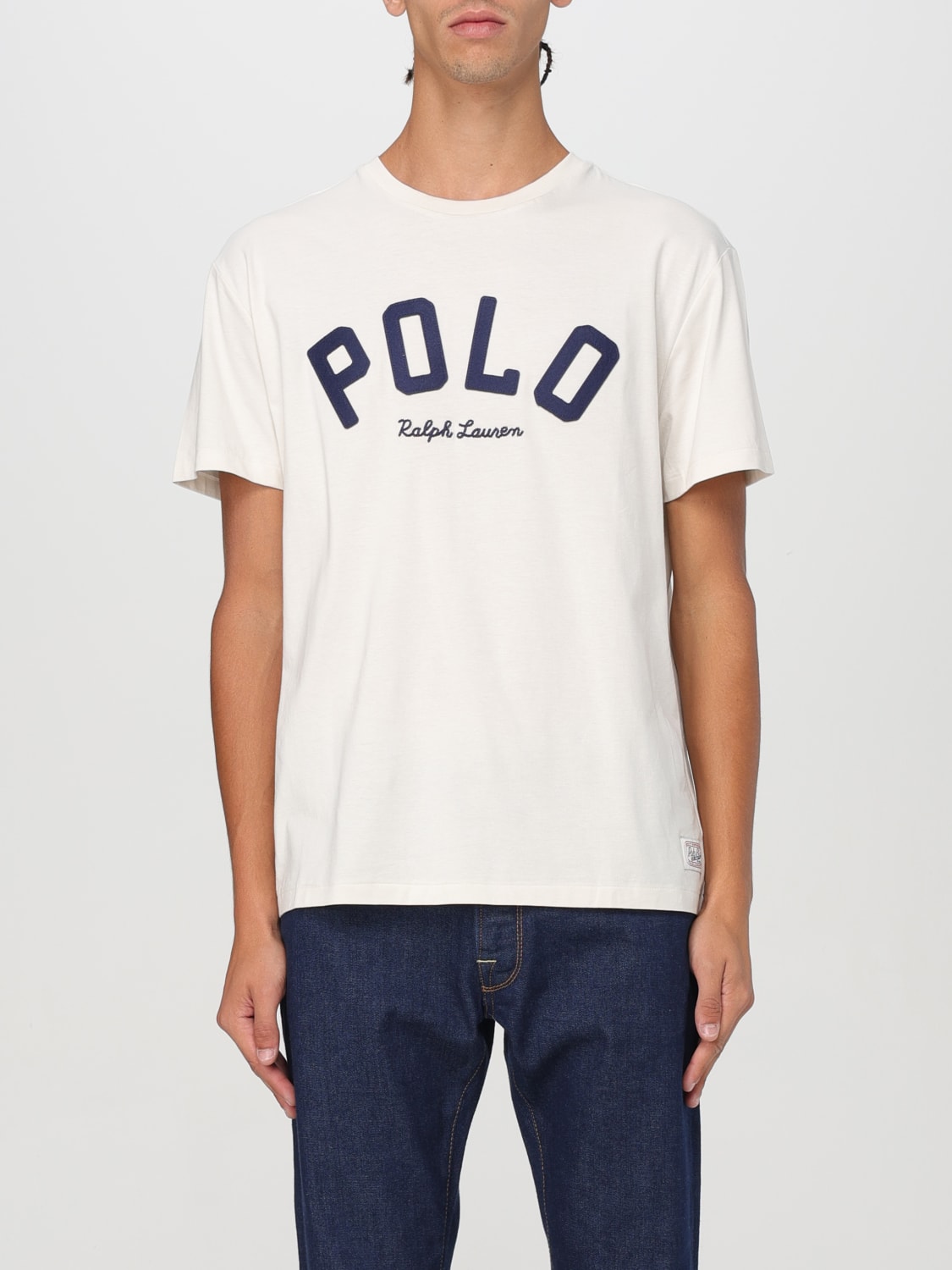 Giglio T-shirt con maxi logo Polo Ralph Lauren