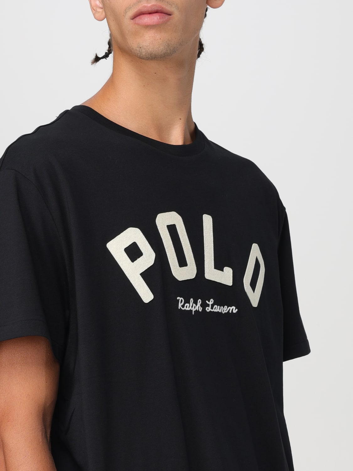 POLO RALPH LAUREN T-SHIRT: T-shirt men Polo Ralph Lauren, Black - Img 3