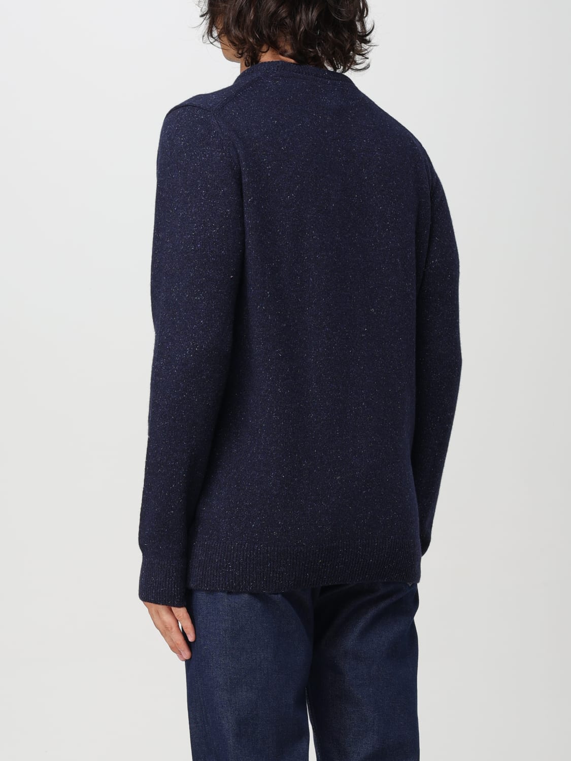 BARBOUR SWEATER: Sweater men Barbour, Blue - Img 2