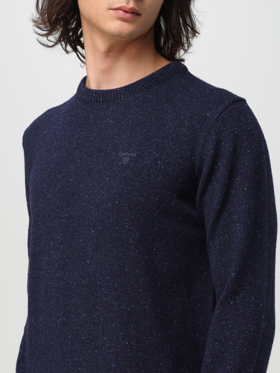 BARBOUR SWEATER: Sweater men Barbour, Blue - Img 3