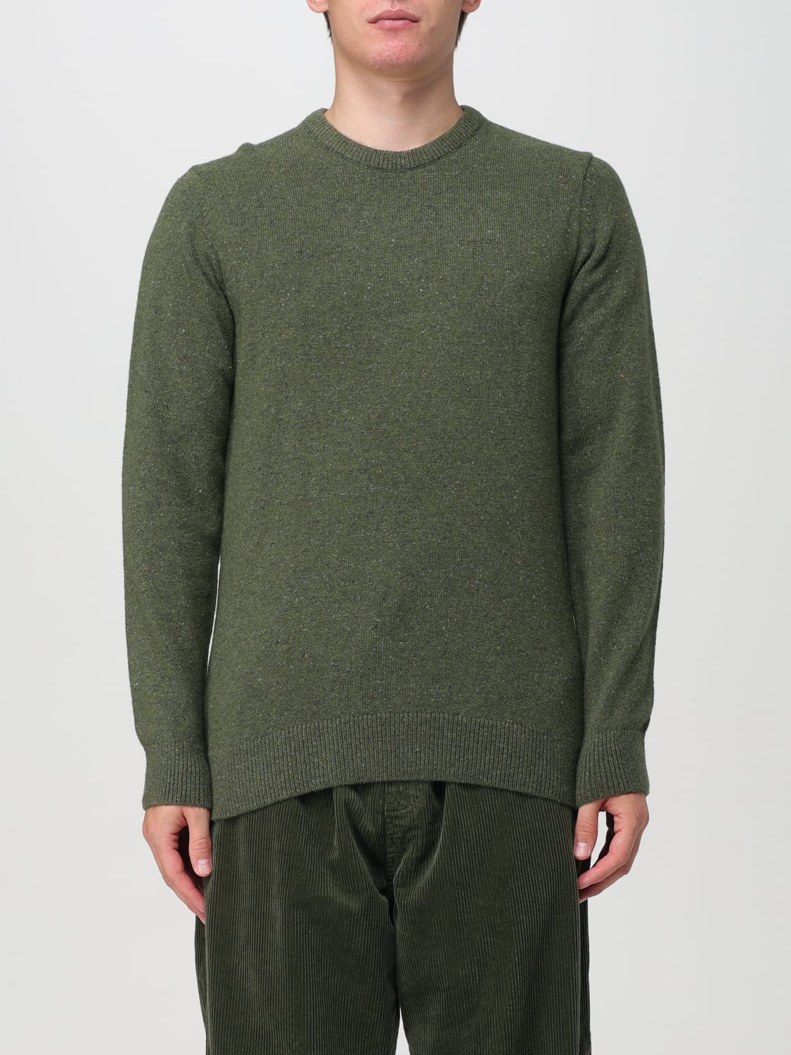 BARBOUR SWEATER: Sweater men Barbour, Green - Img 1