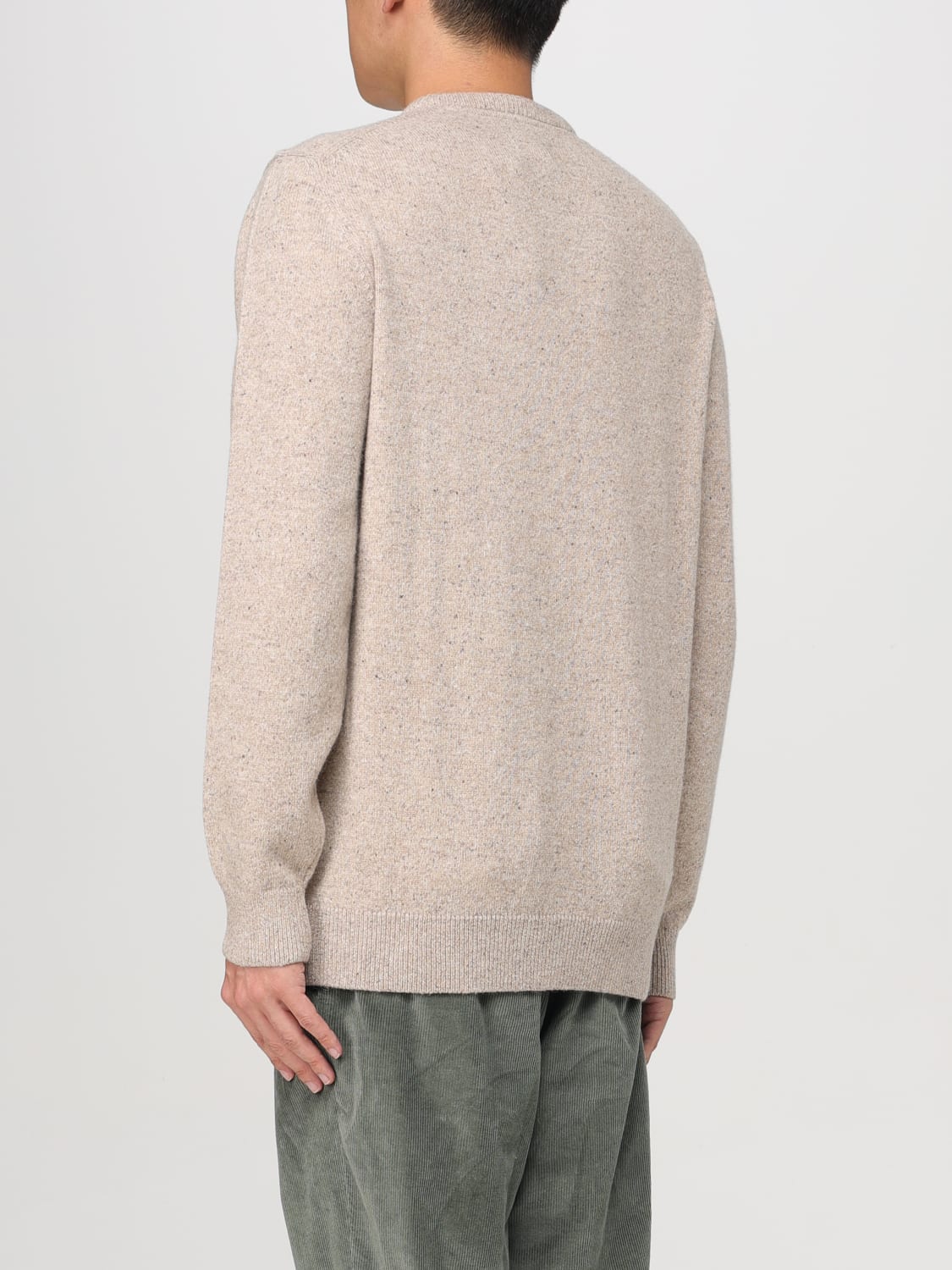 BARBOUR SWEATER: Sweater men Barbour, Cream - Img 2