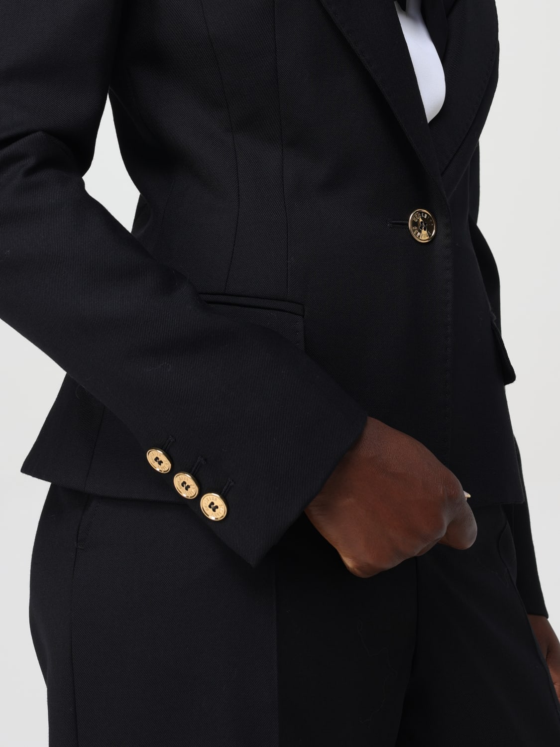 MOSCHINO COUTURE BLAZER: Veste femme Moschino Couture, Noir - Img 5