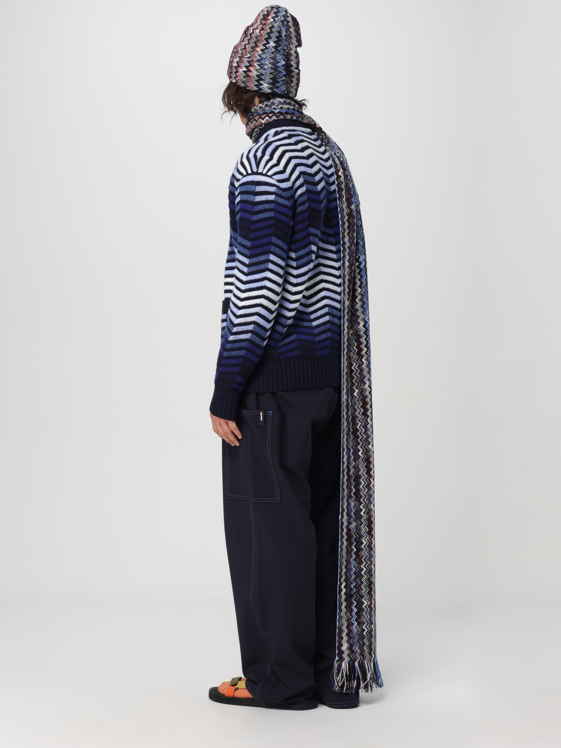 MISSONI カーディガン: カーディガン メンズ Missoni, ブルー - Img 2